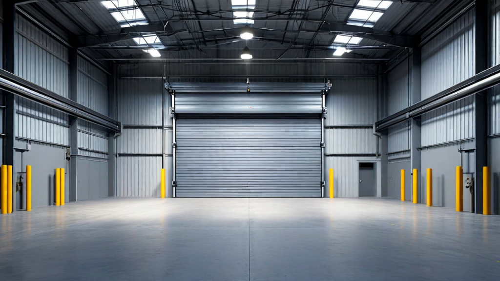 Rolling steel door
