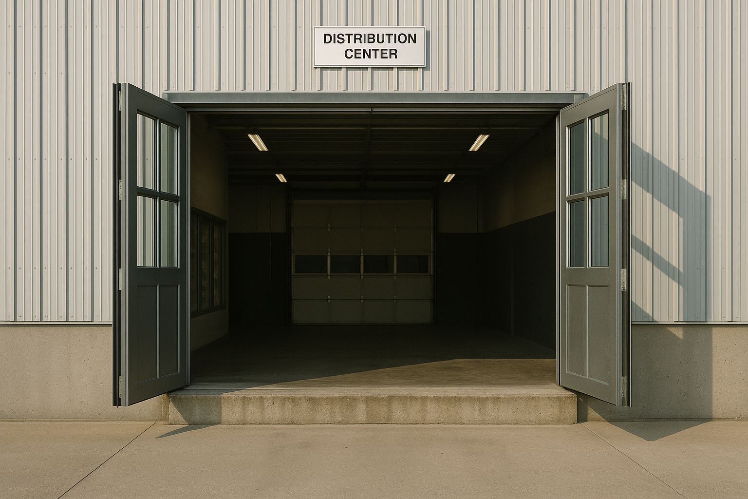 Fourfold & Hinged Industrial Doors